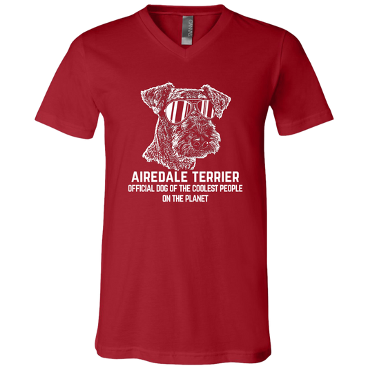 Airedale Coolest V-Neck T-Shirt