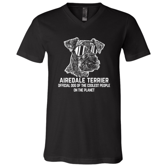 Airedale Coolest V-Neck T-Shirt