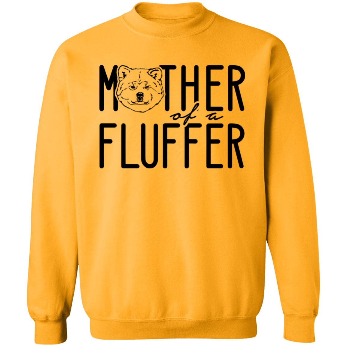 Akita Inu Mother of a Fluffer Pullover Sweatshirt