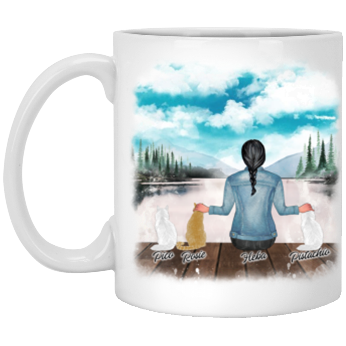 Leslie Montanez 11 oz. White Mug