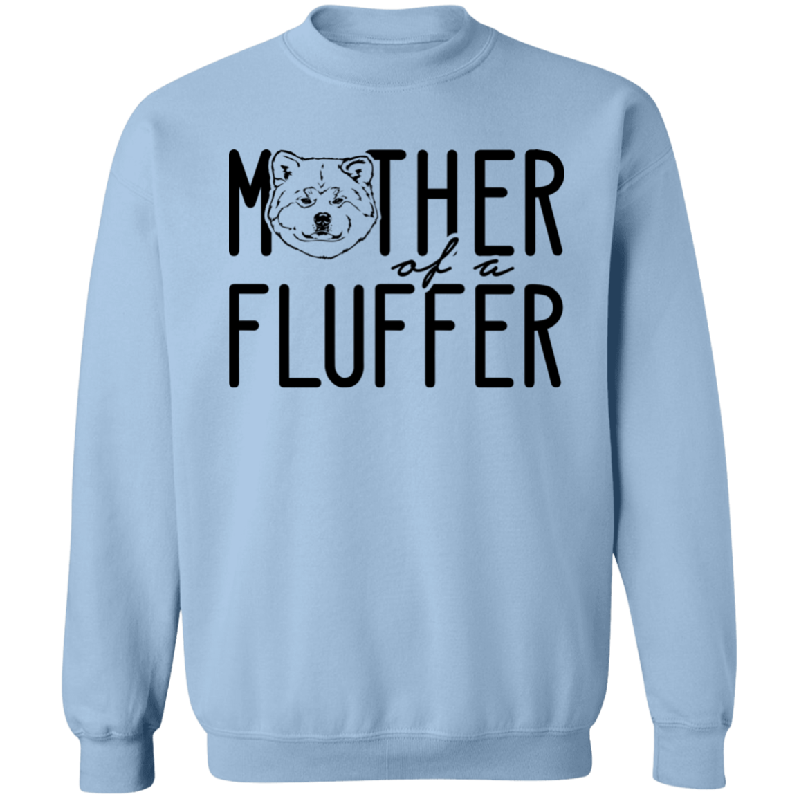 Akita Inu Mother of a Fluffer Pullover Sweatshirt