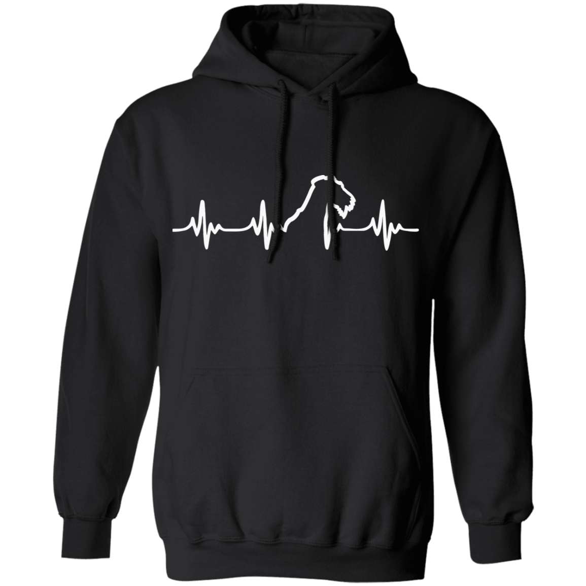 Airedale Terrier Heartbeat Hoodie