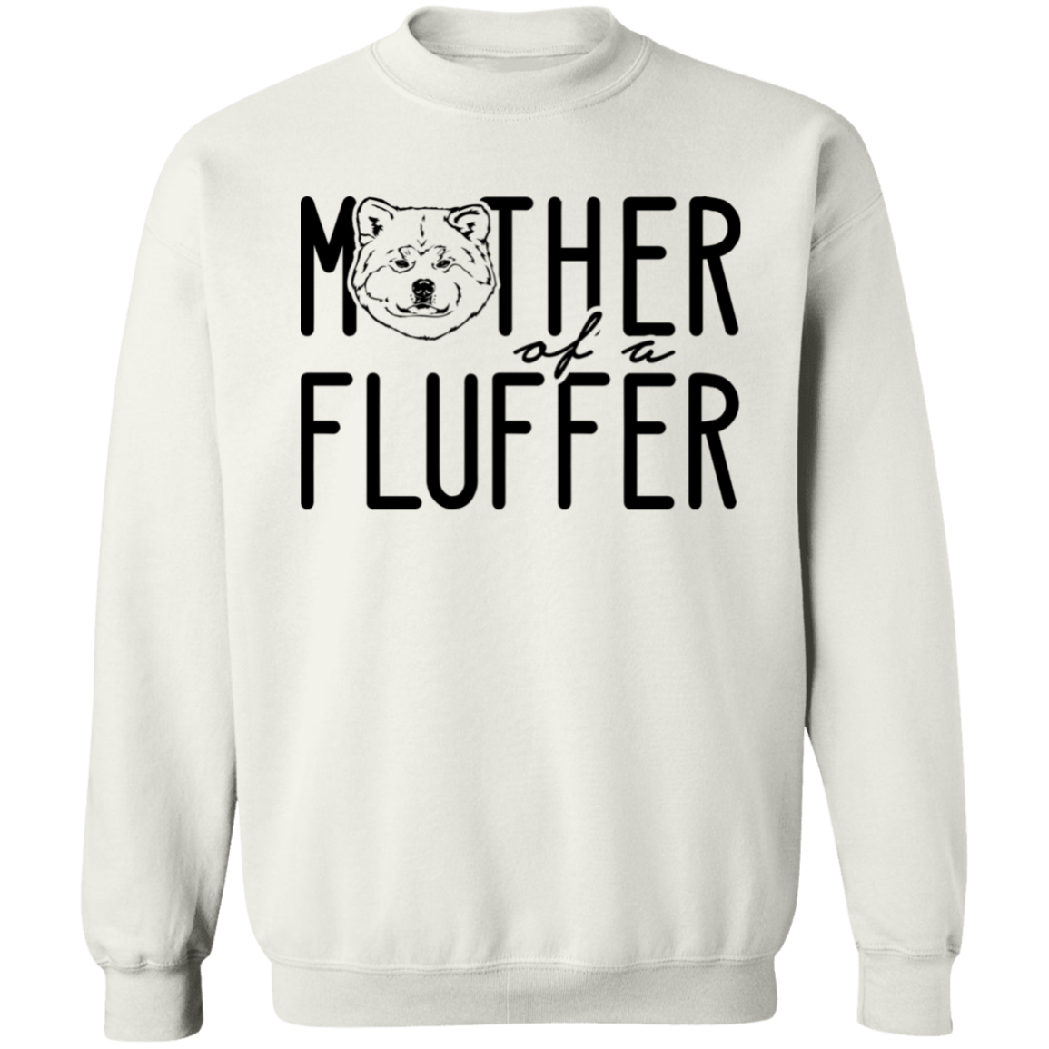 Akita Inu Mother of a Fluffer Pullover Sweatshirt