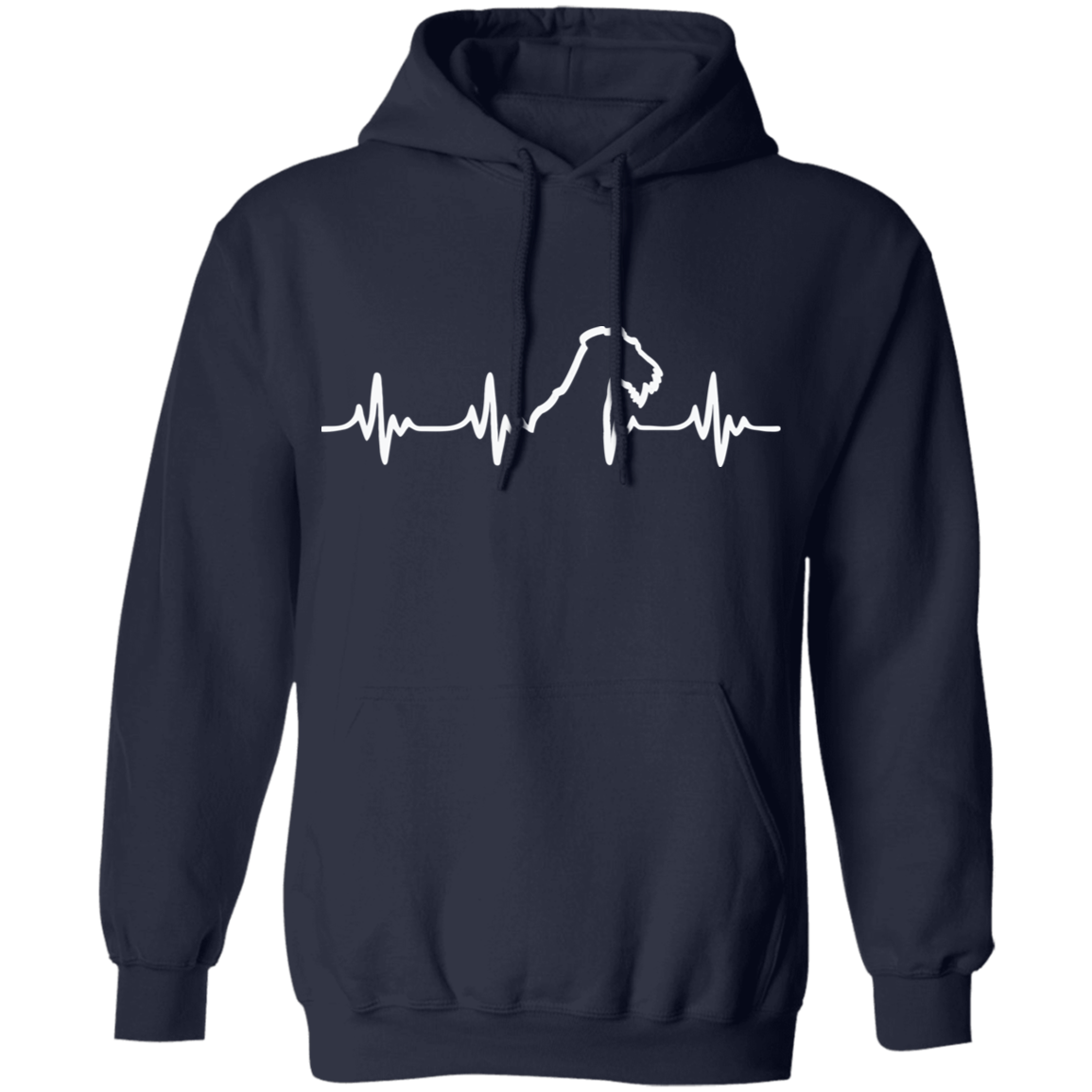 Airedale Terrier Heartbeat Hoodie