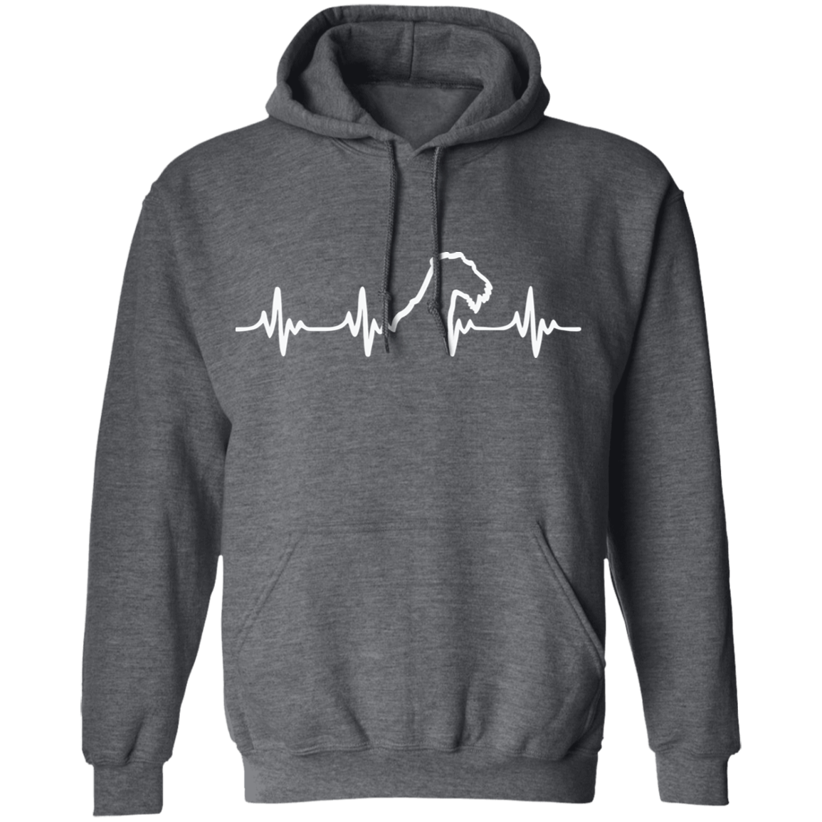 Airedale Terrier Heartbeat Hoodie